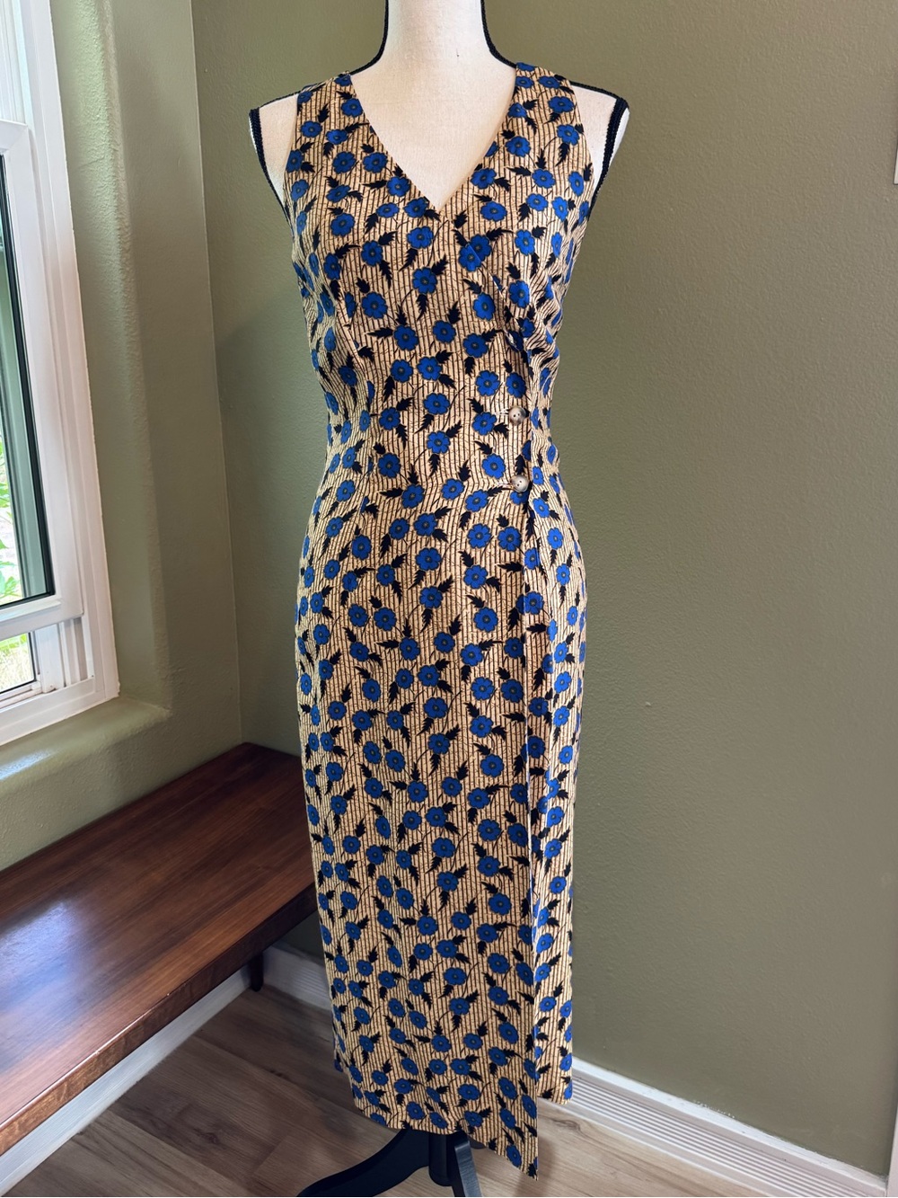 The Limited ‘90s/Y2K Rayon Wrap Dress